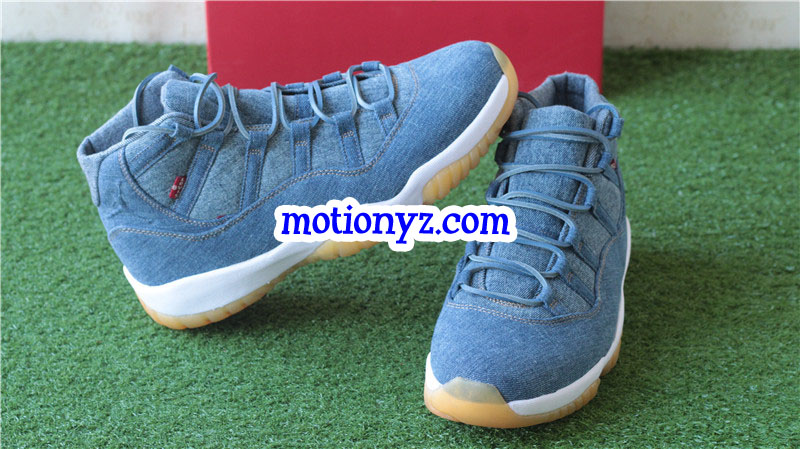 Levis X Authentic Air Jordan 11 Retro Denim